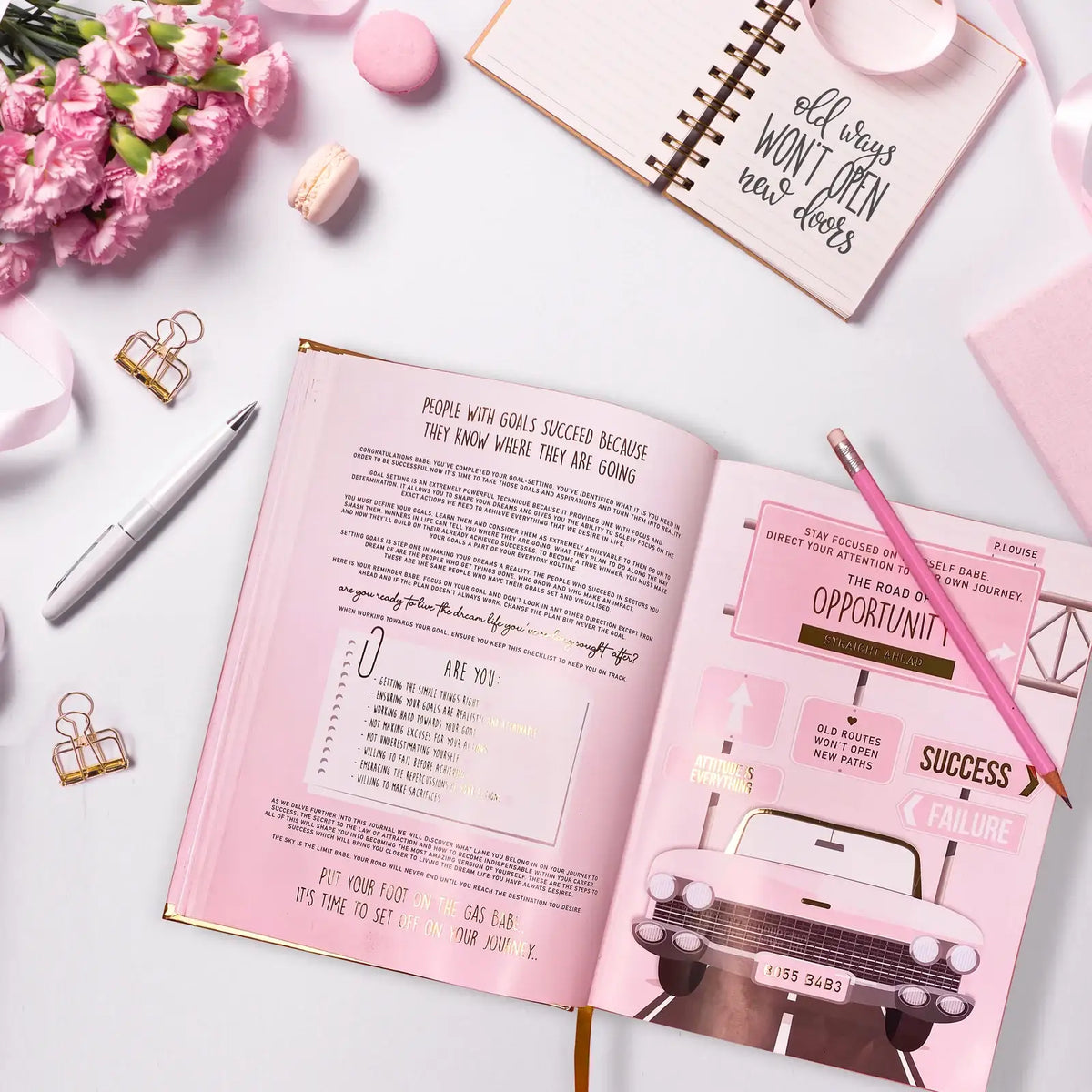 Undated Goal Setting Journal