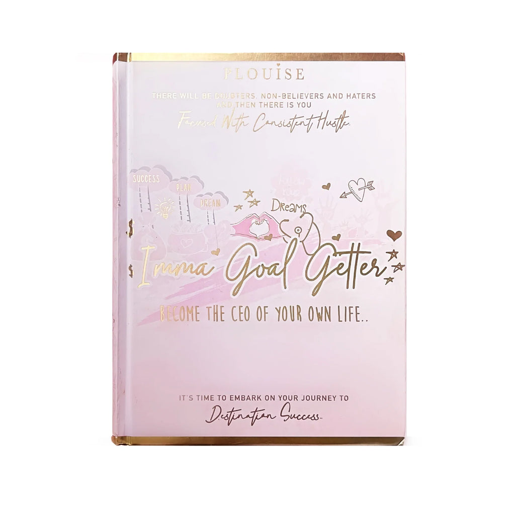 Undated Goal Setting Journal, Pink