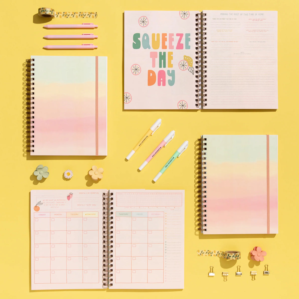 Undated Goal Setting Planner