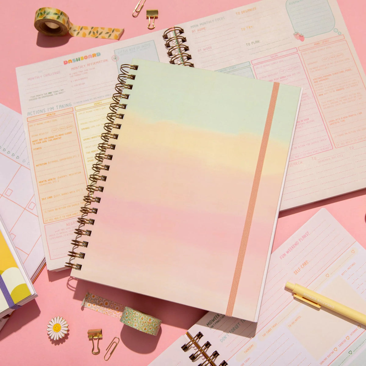 Undated Goal Setting Planner