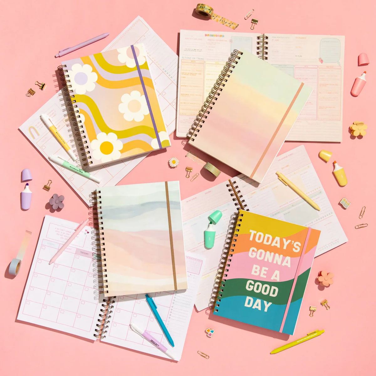 Undated Goal Setting Planner