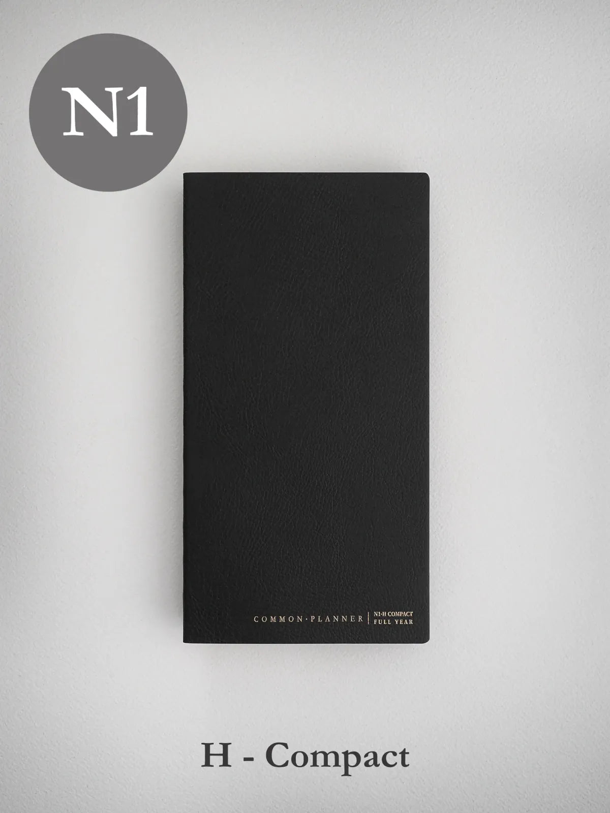 Undated Planner in N1 Horizontal Compact Format with 272 Pages and Lay Flat Sewn Binding for a Full Year
