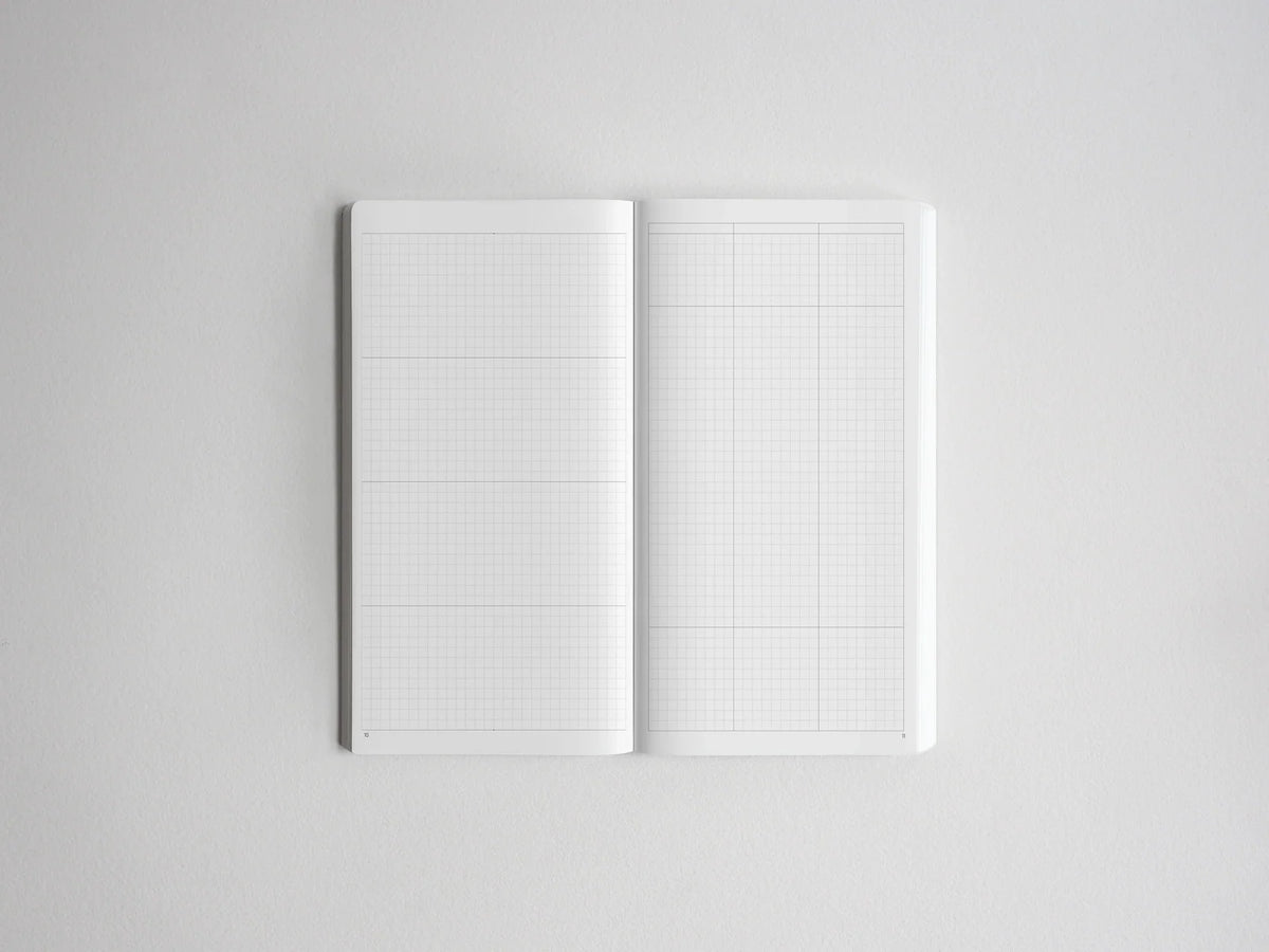 Undated Planner in N1 Horizontal Compact Format with 272 Pages and Lay Flat Sewn Binding for a Full Year