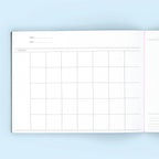 Undated Project Planner with Flexible Category Sections for Organizing Work Projects and Long-Term Goals