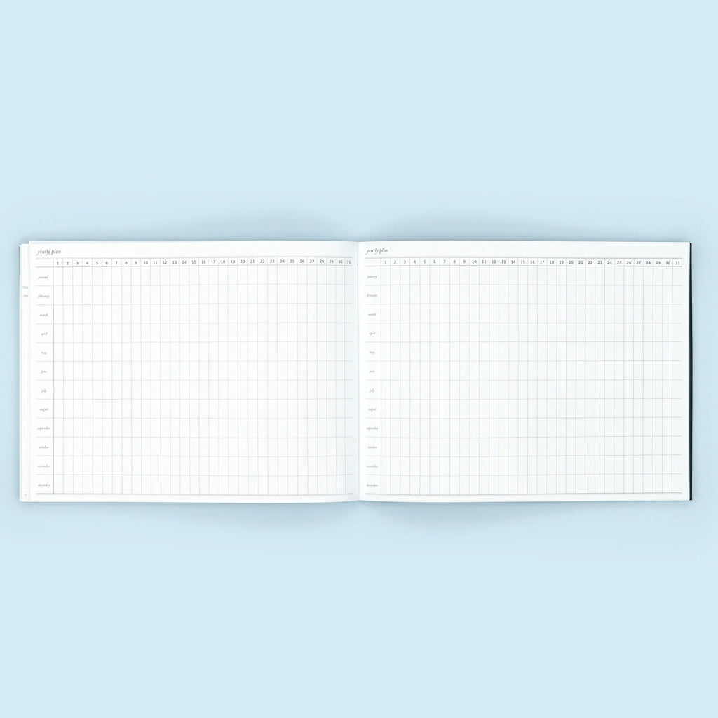 Undated Project Planner with Flexible Category Sections for Organizing Work Projects and Long-Term Goals