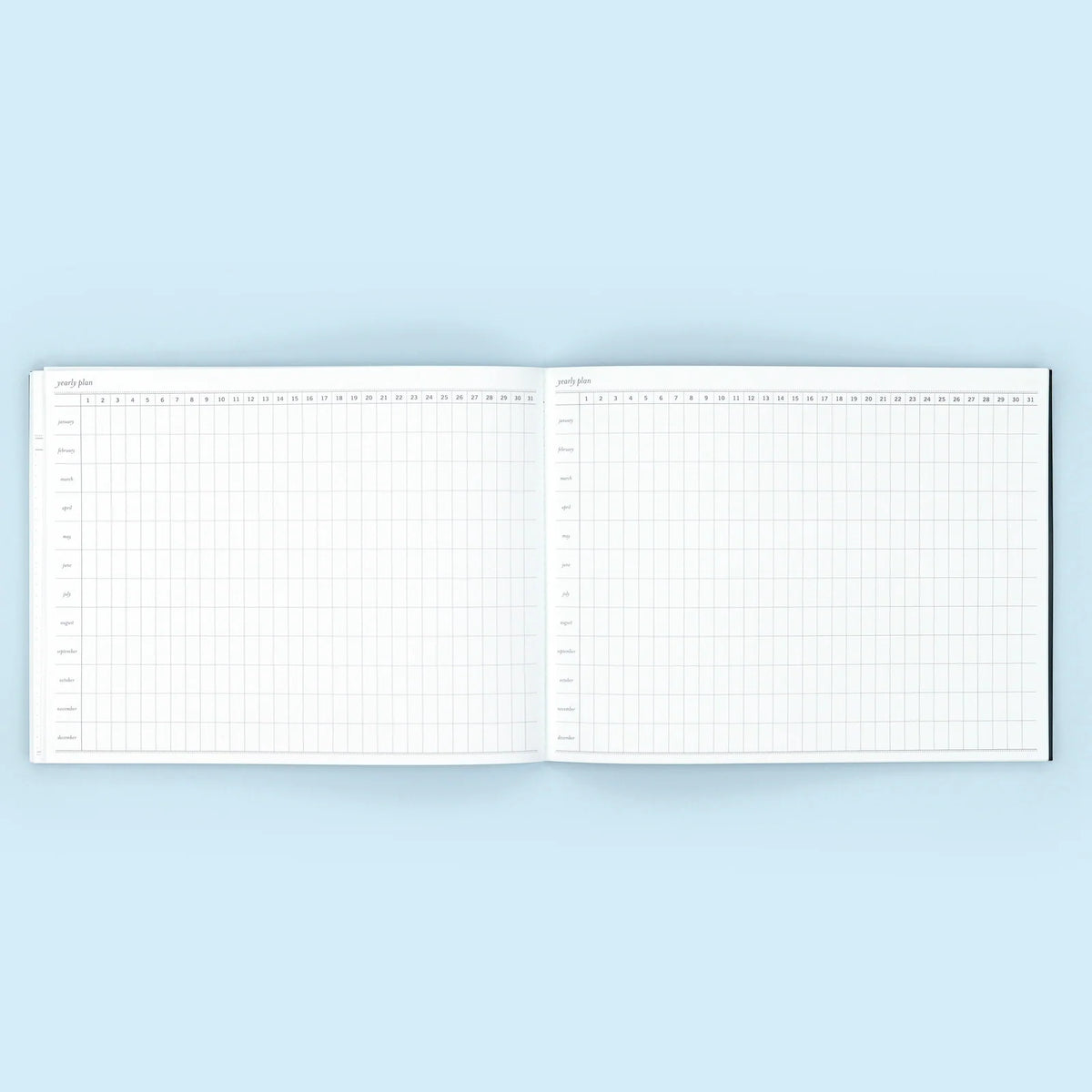 Undated Project Planner with Flexible Category Sections for Organizing Work Projects and Long-Term Goals