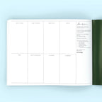 Undated Project Planner with Flexible Category Sections for Organizing Work Projects and Long-Term Goals