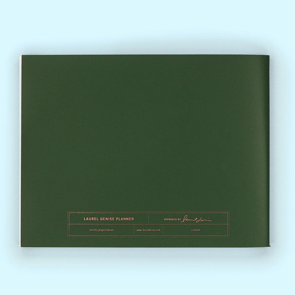 Undated Project Planner with Flexible Category Sections for Organizing Work Projects and Long-Term Goals