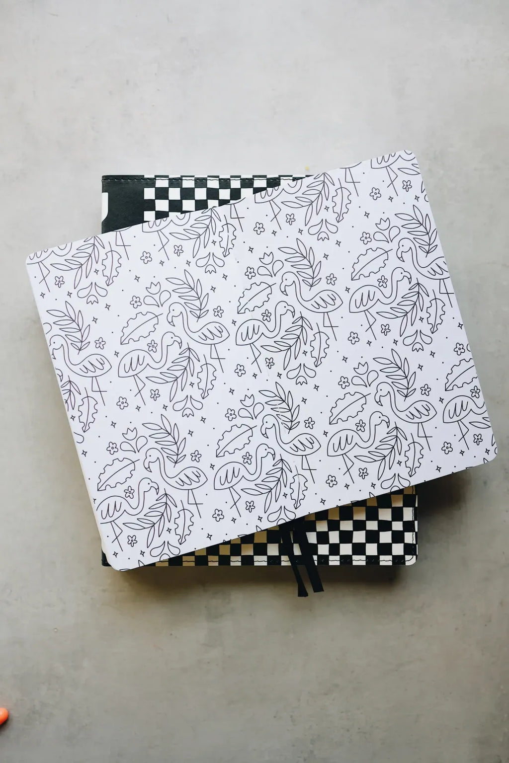 Undated Weekly Planner with a Wipeable Checkers Cover and Equal Space for Weekdays and Weekends