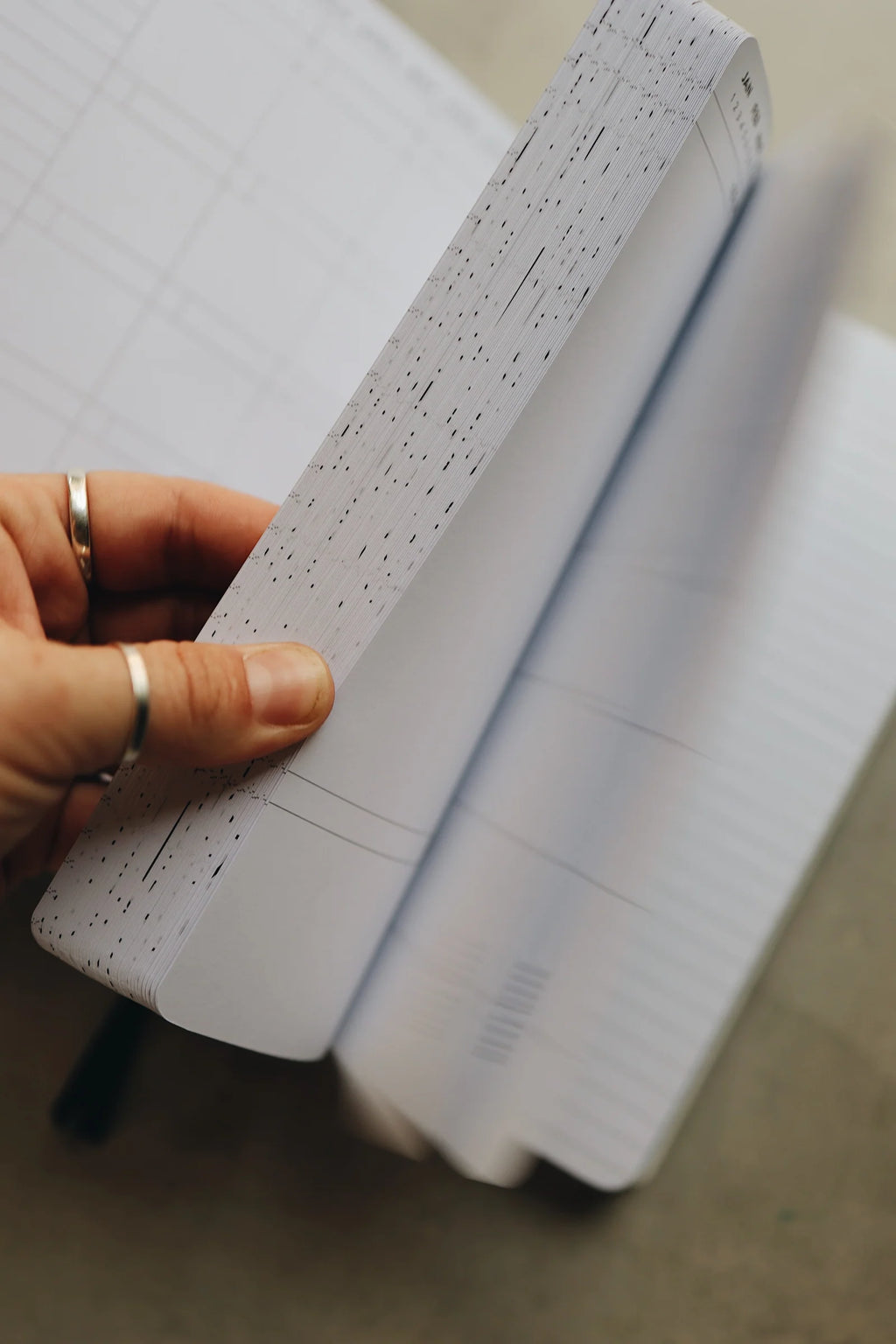 Undated Weekly Planner with a Wipeable Checkers Cover and Equal Space for Weekdays and Weekends