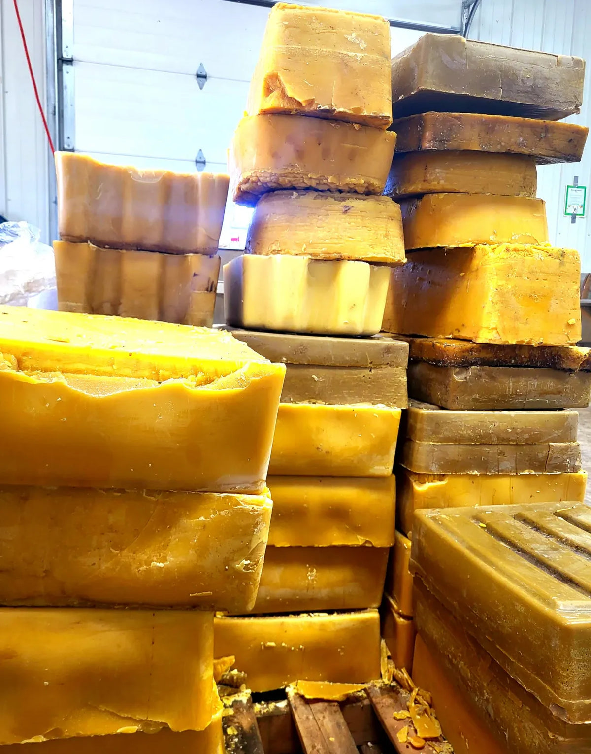 Unfiltered Beeswax in a 10 lb Quantity for Candle Making Projects and Cosmetic Formulation Supplies