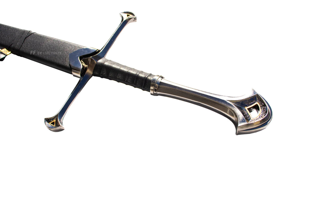 Unsharpened Anduril Collectible Sword in Mirror-Finish 440