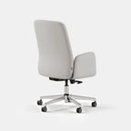 Upholstered Ergonomic Chair with a Foam-and-Coil Cushion and Integrated Lumbar Support, Open Box