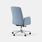 Upholstered Ergonomic Chair with a Foam-and-Coil Cushion and Integrated Lumbar Support, Open Box