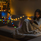 USB String Lights Combo Pack with Warm White and Multicolor 32-Foot LED Strands for Camping, Bedrooms, and Backyards