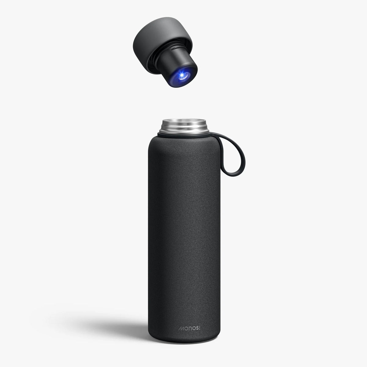 UVC Purifying Stainless Steel Water Bottle with USB-C Charging, Vacuum Insulation and 500 mL or 750 mL Sizes
