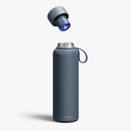 UVC Purifying Stainless Steel Water Bottle with USB-C Charging, Vacuum Insulation and 500 mL or 750 mL Sizes