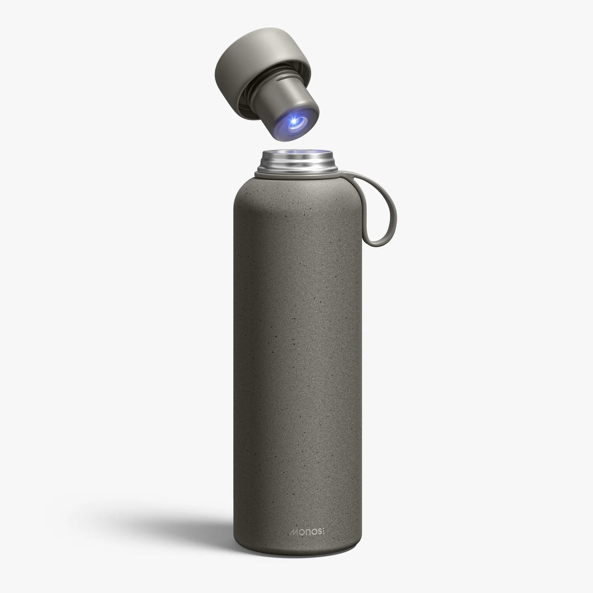 UVC Purifying Stainless Steel Water Bottle with USB-C Charging, Vacuum Insulation and 500 mL or 750 mL Sizes