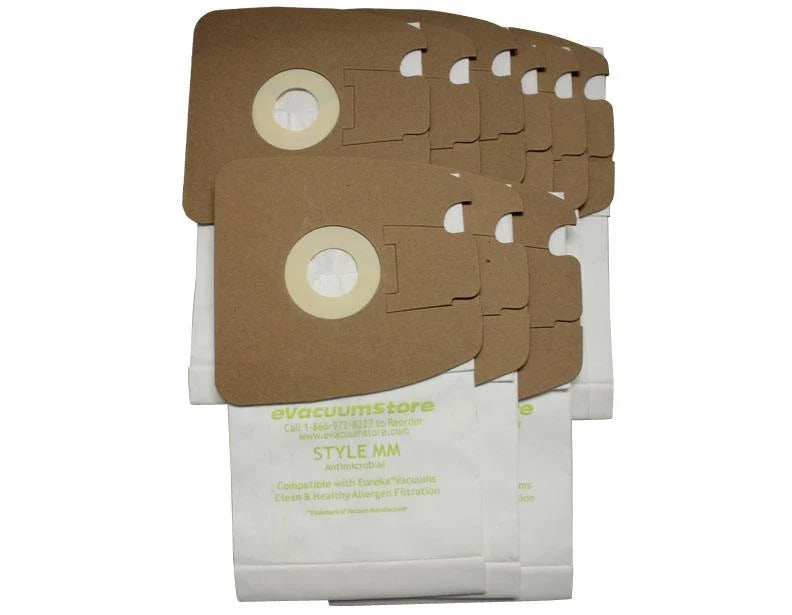 Vacuum Bags 9 Pack for Eureka Mighty Mite 3670–3690 Series and Sanitaire SC3683 Canister Vacuums
