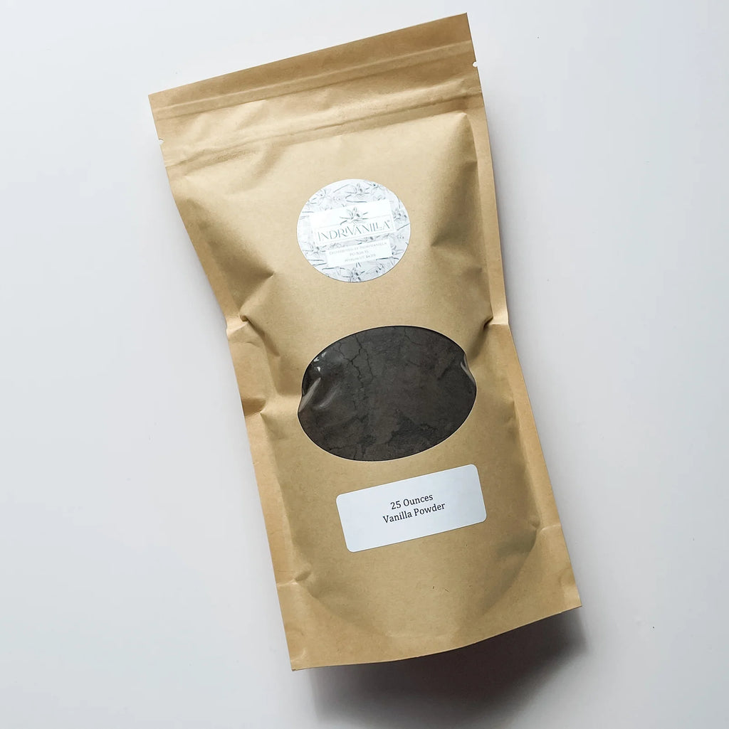 Vanilla Powder Made from Pure Ground Vanilla Beans for Baking, Vanilla Paste and Recipe Flavoring in — 25 Ounce Bulk package