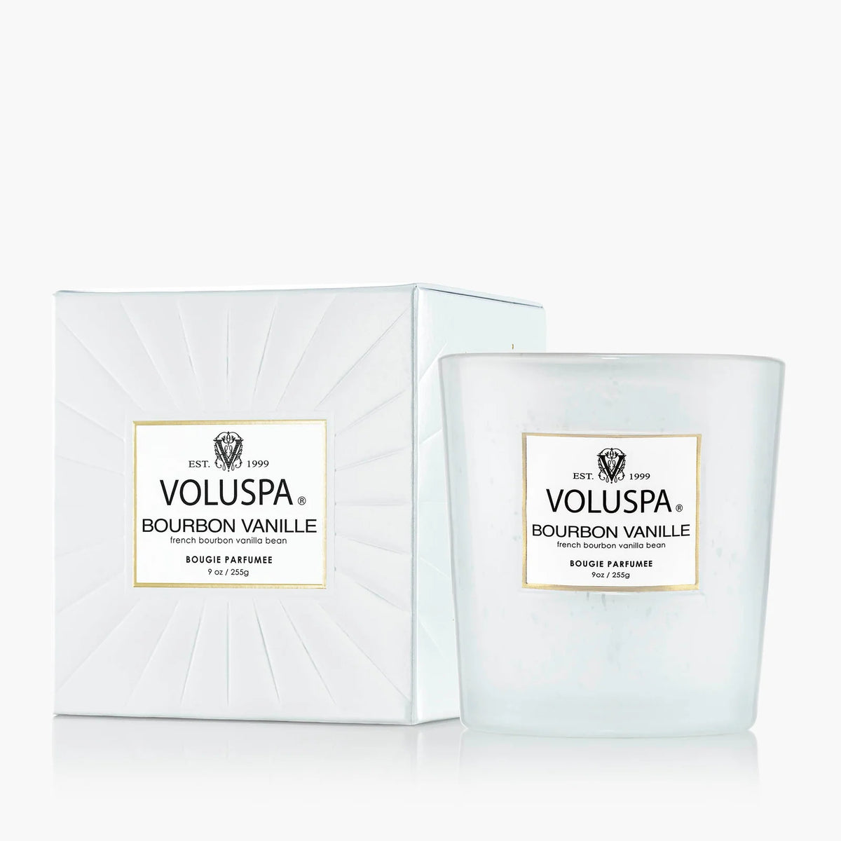 Vanilla Scented Classic Candle in a 9 oz Glass Jar