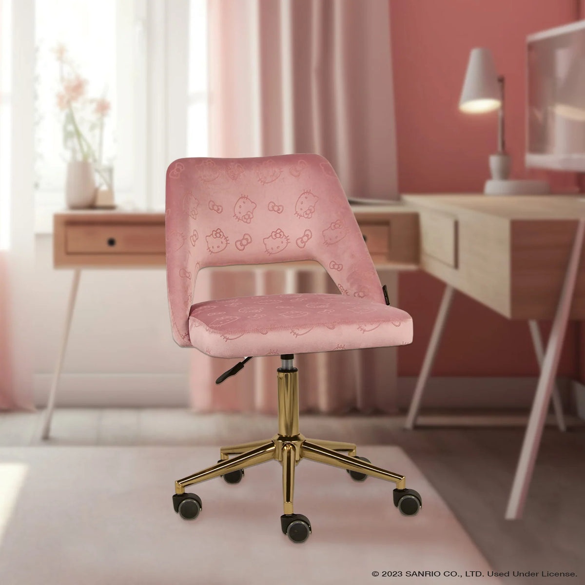 Vanity Chair, Pink