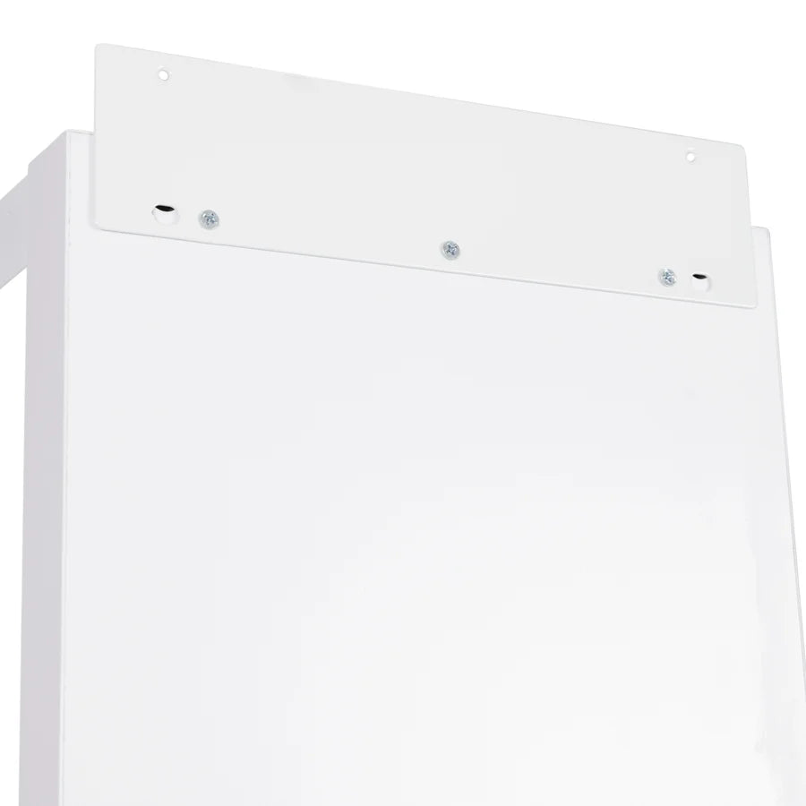 Vanity Storage Column with Display Shelves and Two Large Drawers for Organizing Your Vanity Area