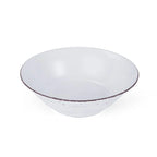 Vegetable Serving Bowl in Trellis White Stoneware