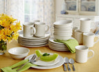 Vegetable Serving Bowl in White Stoneware