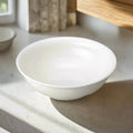 Vegetable Serving Bowl in White Stoneware