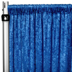 Velvet Backdrop Curtain Panel in Royal Blue, 10 ft Tall x 52 in