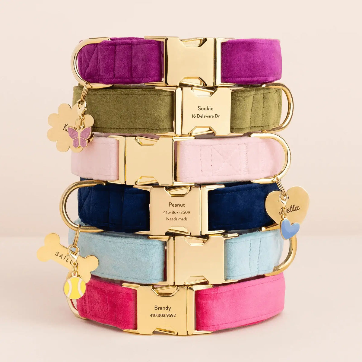 Velvet Dog Collar