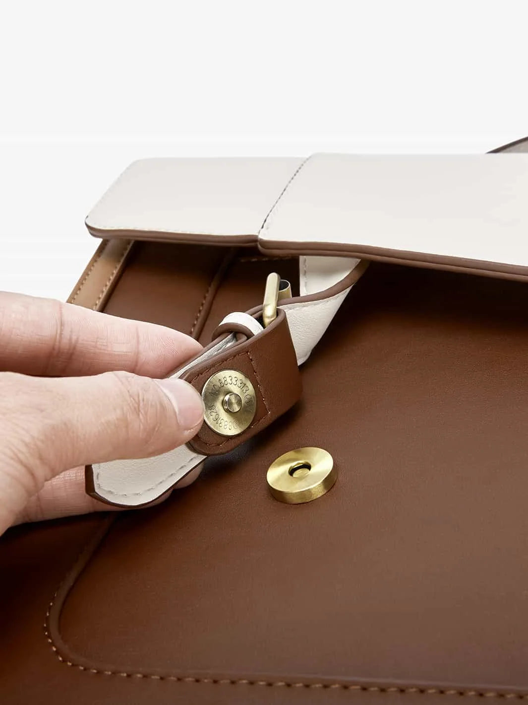 Vintage Vegan Leather Briefcase