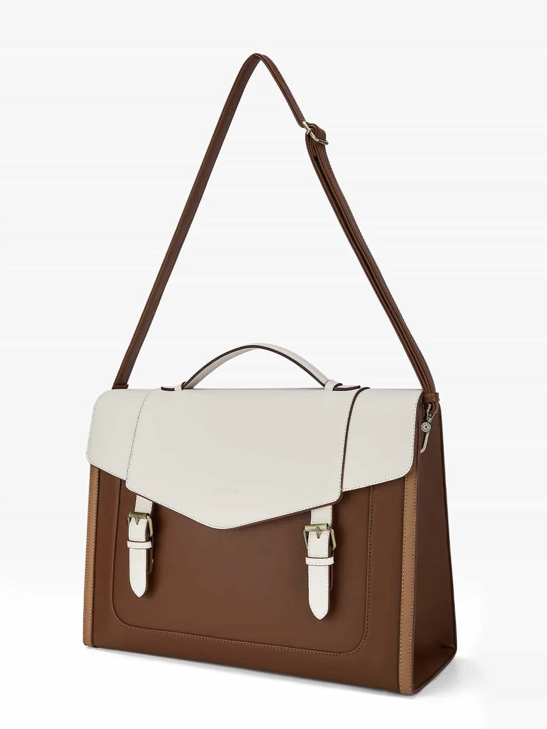 Vintage Vegan Leather Briefcase