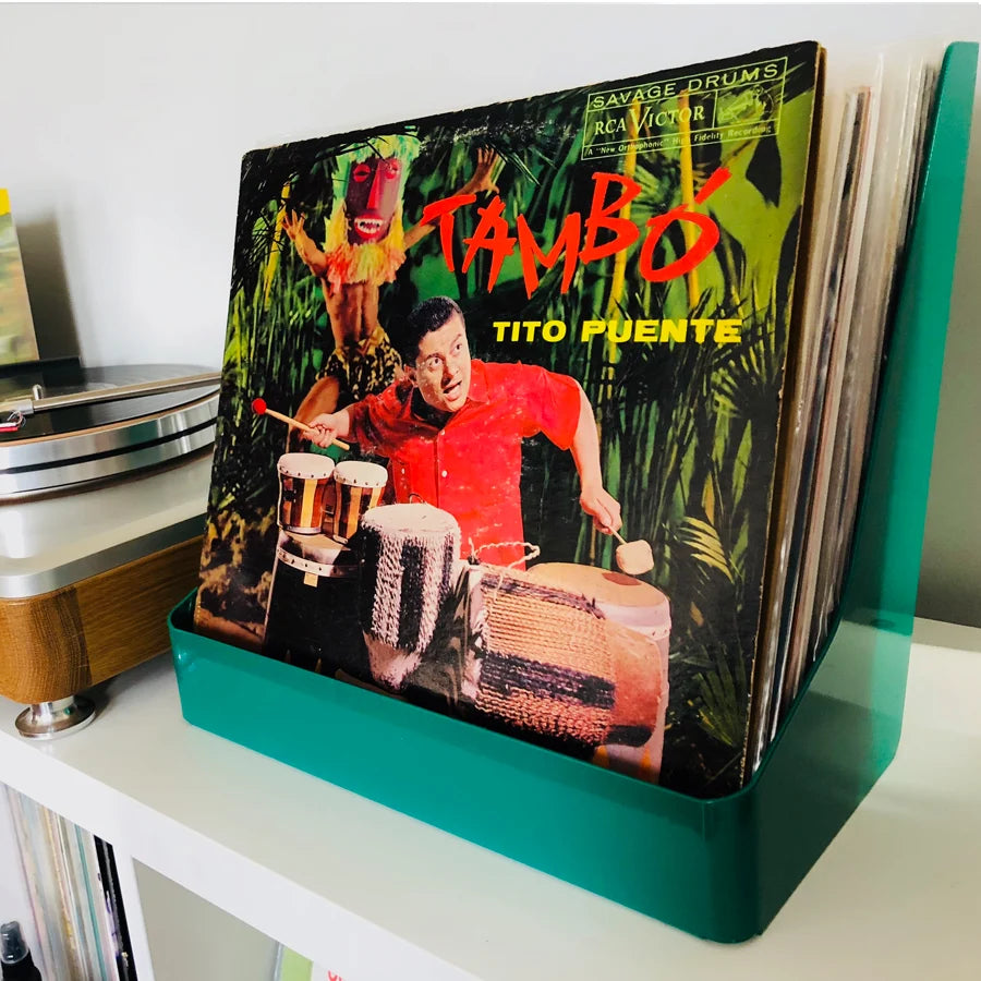 Vinyl Record Holder, Go-Go (green)