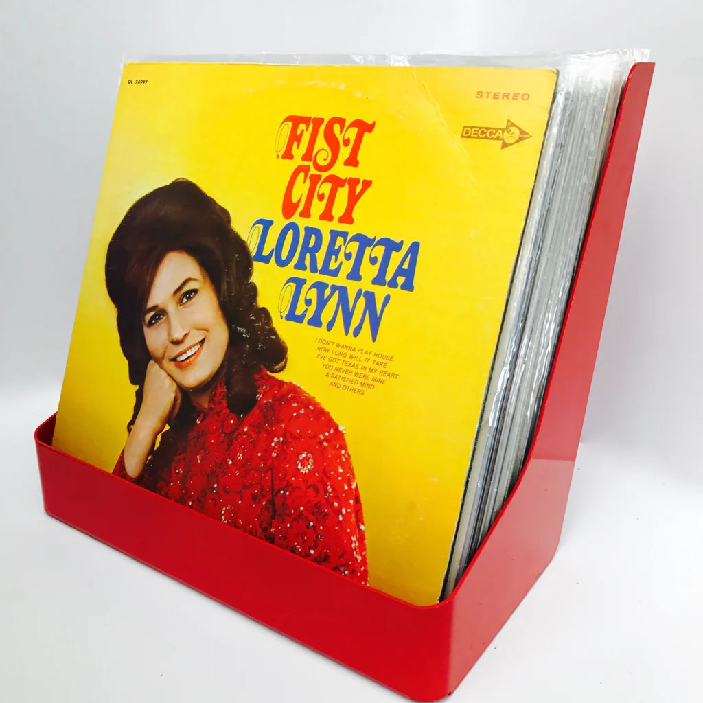 Vinyl Record Holder, Red Baron (red)