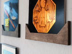 Vinyl Record Wall Display Ledge in Solid Pacific Coast Maple with Easy Hanging Hardware and Choice of Finish