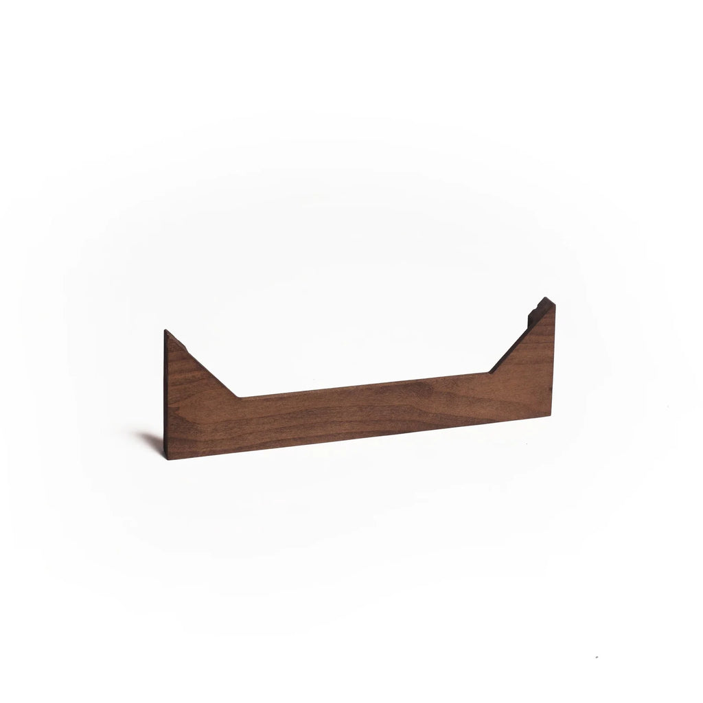 Vinyl Record Wall Display Ledge in Solid P — Dark Walnut / One / Dark Walnut / Two / Dark Walnut / Three / Dark Walnut / Four