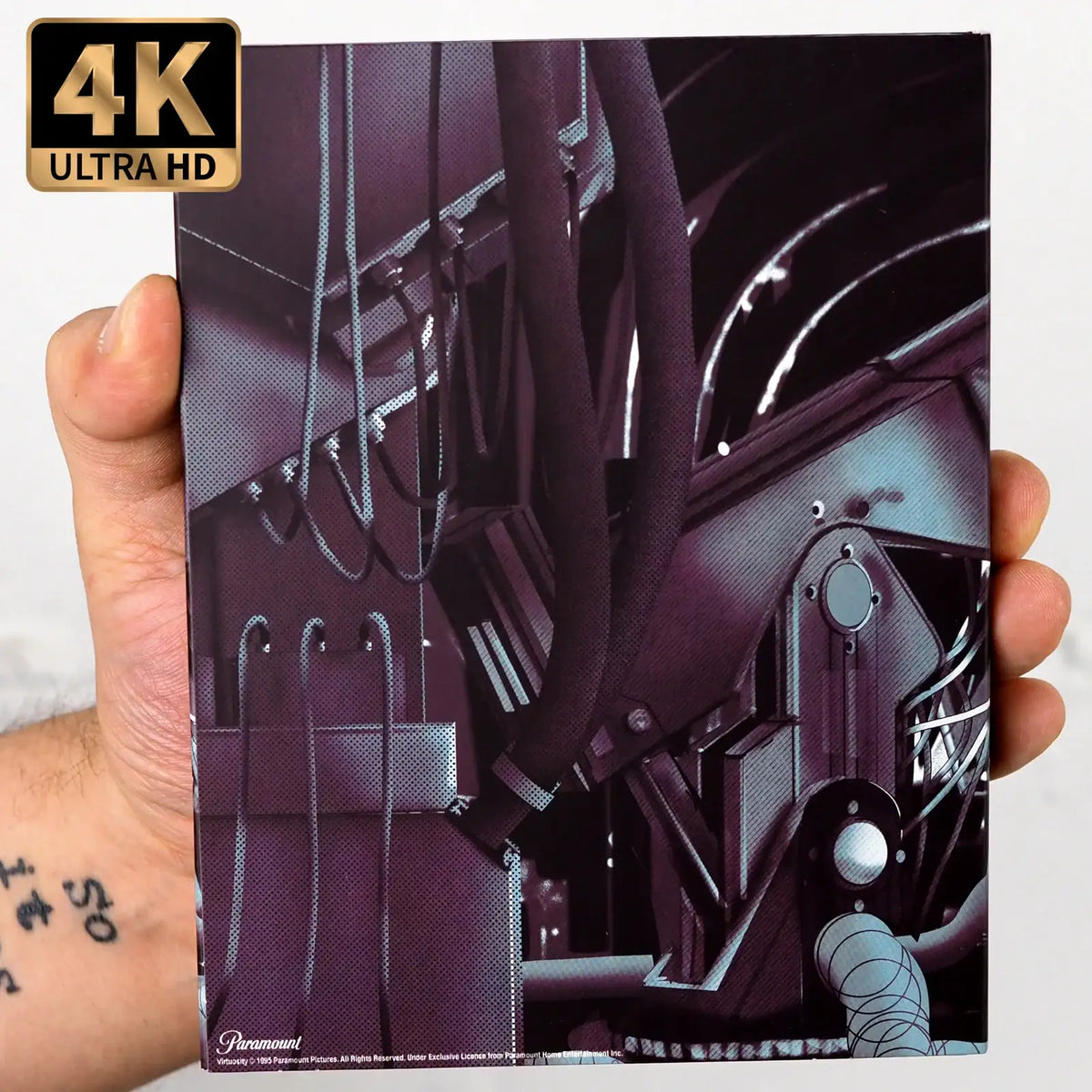 Virtuosity 4K UHD and Region A Blu-ray Deluxe Magnet Box Set with 40-Page Book and Reversible Sleeve