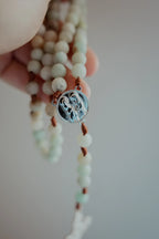 Visitation Rosary Beads for Daily Prayer and Reflection on Mary's Visit to Elizabeth, Featuring an Elegant Crucifix