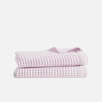 Waffle Bath Towels Set of 2 in 100% Long-Staple Turkish Cotton,