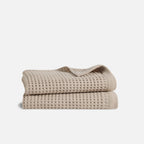 Waffle Bath Towels Set of 2 in 100% Long-Staple Turkish Cotton,