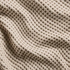 Waffle Bath Towels Set of 2 in 100% Long-Staple Turkish Cotton,