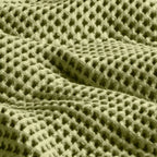 Waffle Bath Towels Set of 2 in 100% Long-Staple Turkish Cotton,