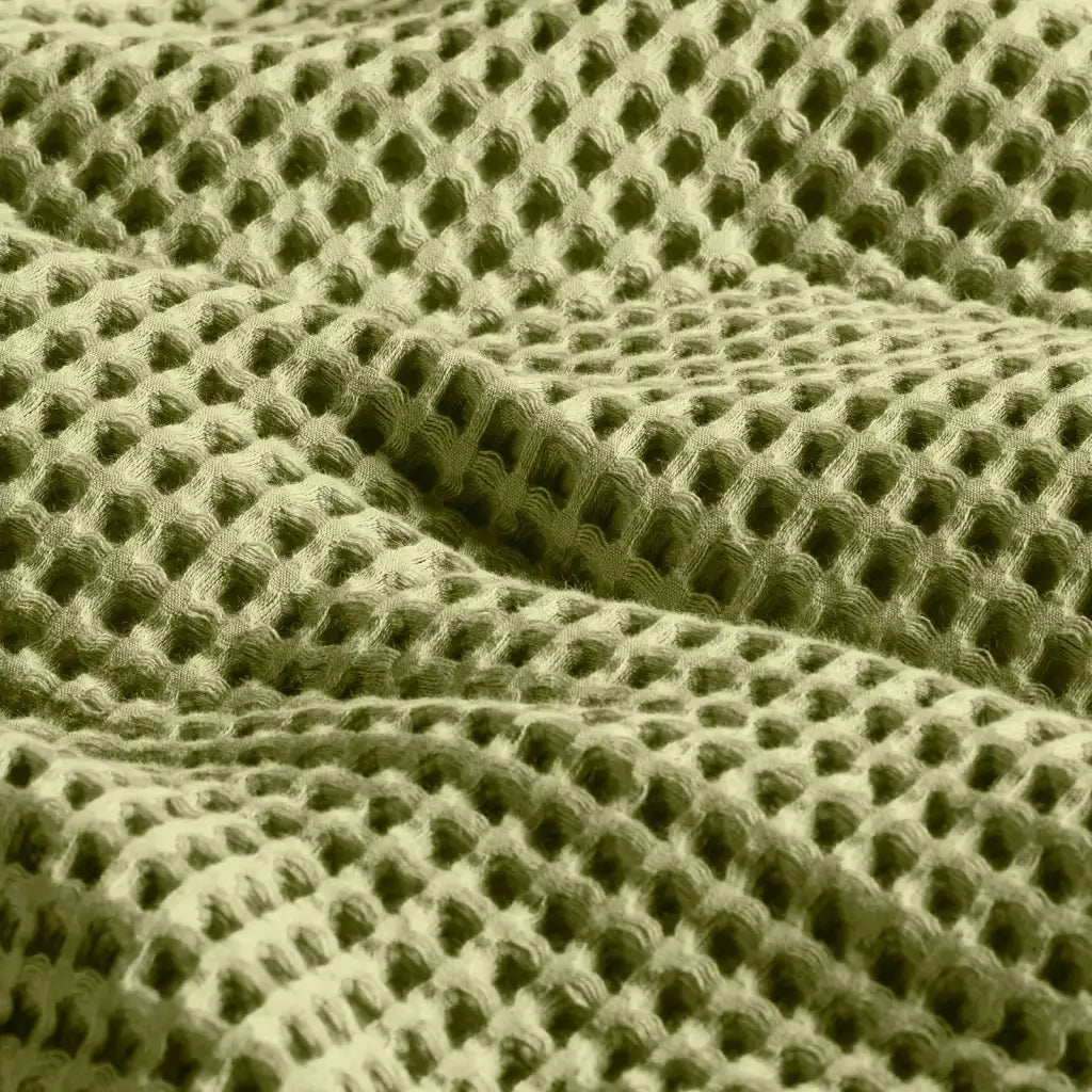 Waffle Bath Towels Set of 2 in 100% Long-Staple Turkish Cotton,