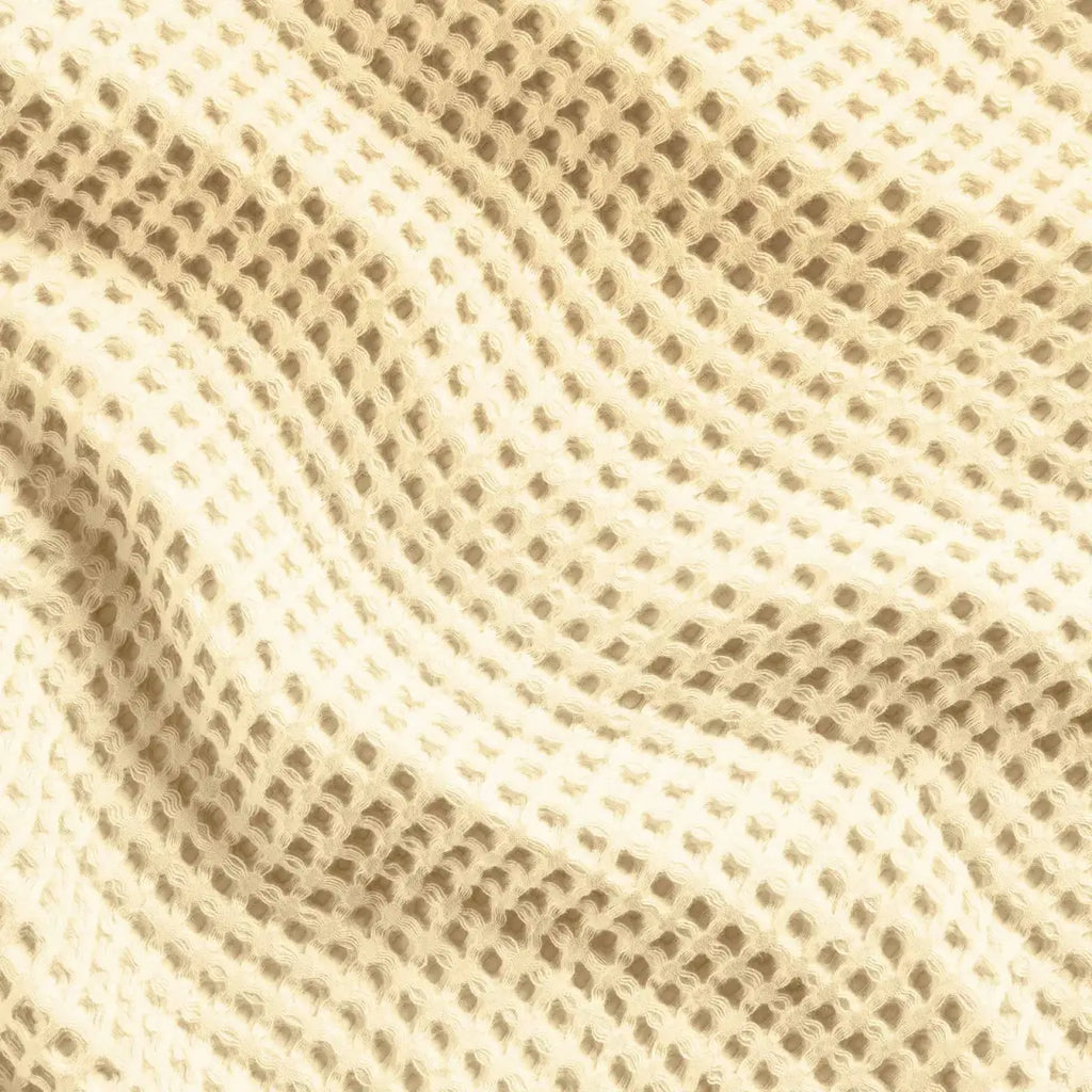 Waffle Bath Towels Set of 2 in 100% Long-Staple Turkish Cotton,