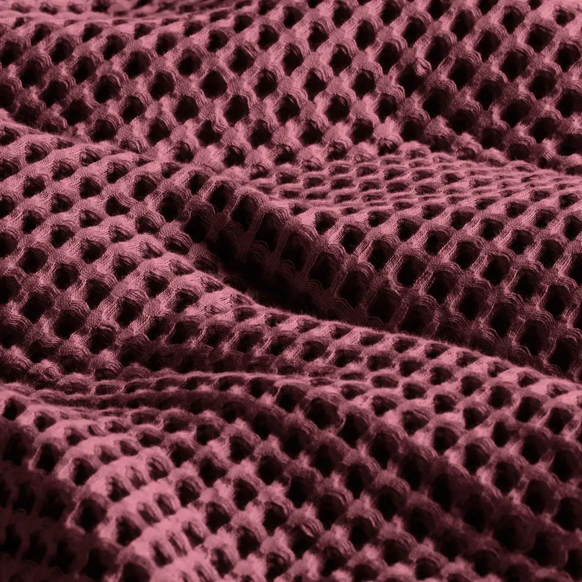 Waffle Bath Towels Set of 2 in 100% Long-Staple Turkish Cotton,