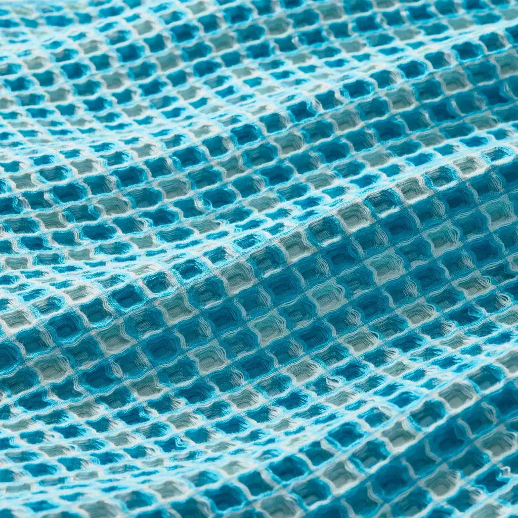 Waffle Bath Towels Set of 2 in 100% Long-Staple Turkish Cotton,