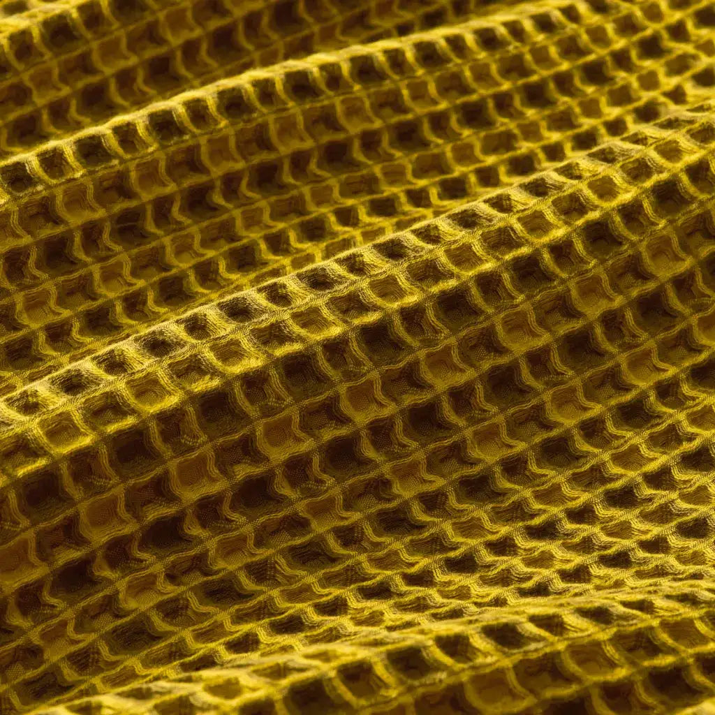 Waffle Bath Towels Set of 2 in 100% Long-Staple Turkish Cotton,