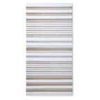 Waffle-Textured Bath Towel Set in Soft Combed Cotton, Six Pieces